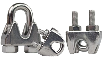 Wire rope clips 2mm, stainless steel 316 | A4