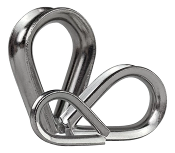 Wire rope Thimble 4mm, stainless steel 316 | A4