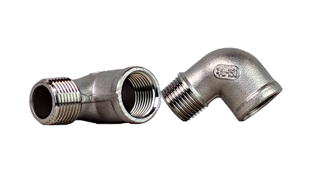 Threaded Elbow 3/8''| M/F | 90° | stainless steel 316
