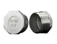 Korek 1 1/2'' 316 sześciokątny | nierdzewny A4