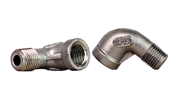 Kolanko 1/4'' | GW-GZ | gwintowane 90° | nierdzewne 316