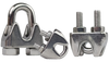 Wire rope clips 10mm, stainless steel 316 | A4