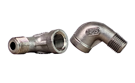 Threaded Elbow 1/4''| M/F | 90° | stainless steel 316