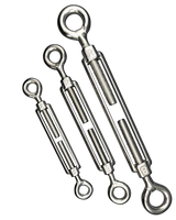 Open-bottle rigging screws 6mm, eye/hook, stainless steel 316 | A4