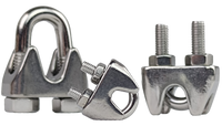 Wire rope clips 10mm, stainless steel 316 | A4