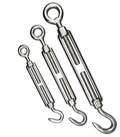 Śruba rzymska 8mm, oko-hak | 316 nierdzewny kwasoodporny