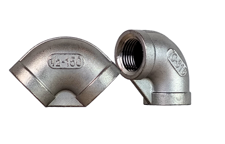 Threaded Elbow 1/2''| F/F | 90° | stainless steel 316