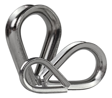 Wire rope Thimble 6mm, stainless steel 316 | A4