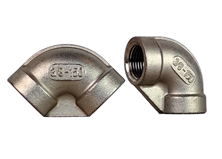 Threaded Elbow 3/8''| F/F | 90° | stainless steel 316