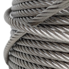 Wire rope 6mm, 7x19 wires, stainless steel AISI 316