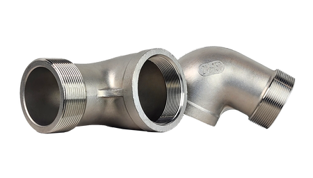 Threaded Elbow 2 1/2''| M/F | 90° | stainless steel 316