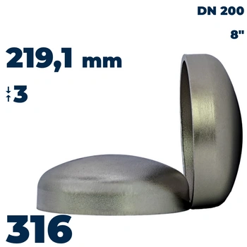 Dennica 219,1x3 316L nierdzewna 