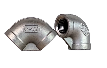 Kolanko 1/2'' | GW-GW | gwintowane 90°| nierdzewne 316